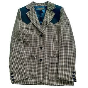 Louis Vuitton F/W 2014 Wool Houndstooth Blazer